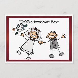 Lustige Hochzeitstag Einladung