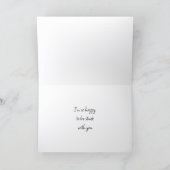 Lustige Hochzeitstagskarte für Ehemann Karte (Innenseite)