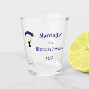 Lustige Hochzeitszitate Junggesellenabschied  Schnapsglas