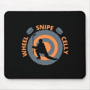 Lustige Hockey-Feier-Rad-Snipe-Celly-Hockey Mousepad