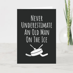 Lustige Hockey-Karten für Männer Sport-Sprüche Karte