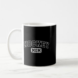 Lustige Hockey-Mama mit sportlicher Schrift zum Mu Kaffeetasse