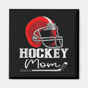 Lustige Hockey-Mutter Hockey-Spielerin Mutter Magnet