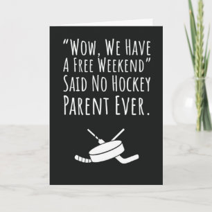 Lustige Hockey-Mutter-Karten Mama Papa Mami Sport Karte