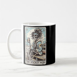 Lustige Hockey-Mutter-Skelettkarte Kaffeetasse