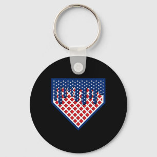 Lustige Home Plate verkaufen Drip Boys Eis Amerika Schlüsselanhänger
