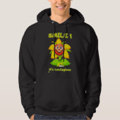 lustige Hoodie "SMILE" (Vorderseite)