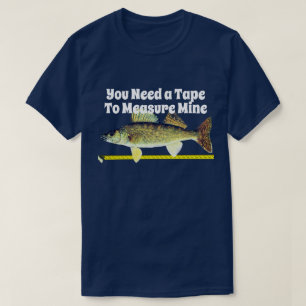 Lustige Hornhautflecke Pike und Maßband T-Shirt