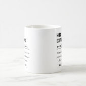 Lustige HR-Direktor-Definition Kaffeetasse (Mittel)