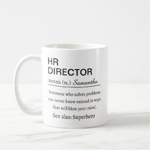 Lustige HR-Direktor-Definition Kaffeetasse