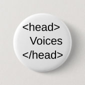 Lustige HTML-Stimmen in meinem </head> Button (Vorderseite)