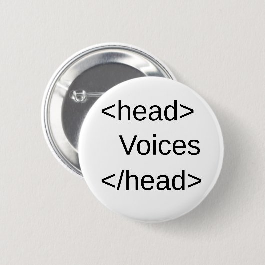 Lustige HTML-Stimmen in meinem </head> Button (Vorne & Hinten)