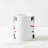 Lustige Hubschrauber-Vater-nur Weisen-coolere Kaffeetasse (Mittel)