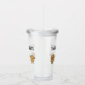 Lustige Huhn-Nuggets Acryltrinkbecher (Rechts)