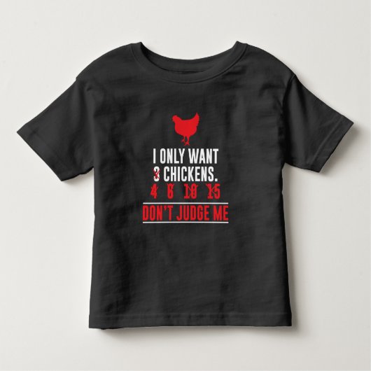 Lustige Huhn-Redewendungen - Farm- der Kleinkind T-shirt (Vorderseite)