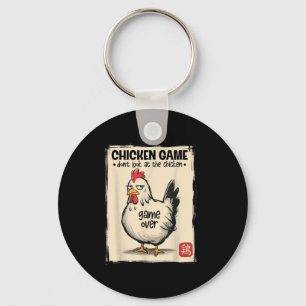 Lustige Hühnchen-Spiel-Shirts Jungen Männer Teenag Schlüsselanhänger