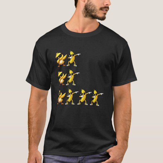 Lustige Hühner-Banane T-Shirt (Vorderseite)