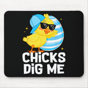 Lustige Hühner finden mich für Männer Jungen Kinde Mousepad