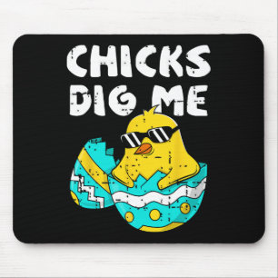 Lustige Hühner finden mich für Männer Jungen Kinde Mousepad