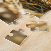 Lustige Hühner in einer sonnigen Scheune Puzzle (Seite)