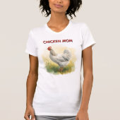 Lustige Hühner-Mutter-Farm  T-Shirt (Vorderseite)