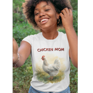 Lustige Hühner-Mutter-Farm  T-Shirt