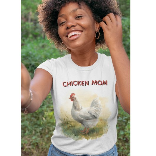 Lustige Hühner-Mutter-Farm  T-Shirt