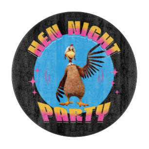 Lustige Hühner Nacht Hühnerparty Humor Schneidebrett