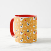 Lustige Hühner Tasse (Vorderseite Links)