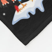 Lustige Hühner-Weihnachtsbaum-Pyjamas Xmas Männer Fleecedecke (Ecke)