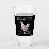 lustige Hühnerfarm liebt Wortart Glas (Vorderseite)
