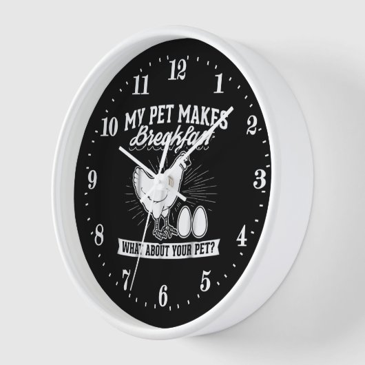 lustige Hühnerfreunde Wortart Uhr (Winkel)