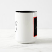 lustige Hühnerliebhaber fügen Monogramm hinzu Tasse (Zentrum)