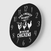 lustige Hühnerliebhaber Wortart Große Uhr (Winkel)