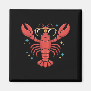 Lustige Hummer-Kunst für Männer Frauen Kinder Klei Magnet