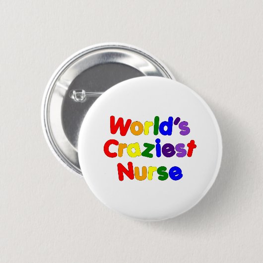 Lustige humorvolle Krankenschwestern: Die Button (Vorne & Hinten)