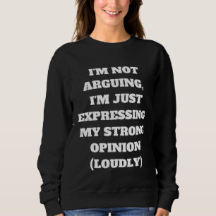 Lustige humorvolle sarkastische freche Sprüche Sar Sweatshirt
