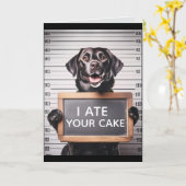 LUSTIGE HUND GEBURTSTAG GRUßKARTE KARTE (Gelbe Blume)