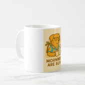 Lustige Hund Kaffeetasse (Vorderseite Links)