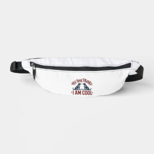 Lustige Hund-Zitat Vintage-Gravur T-Shirt-Design_1 Bauchtasche