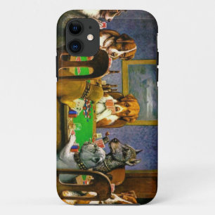 Lustige Hunde, die Poker-Kasten spielen Case-Mate iPhone Hülle