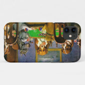 Lustige Hunde, die Poker-Kasten spielen Case-Mate iPhone Hülle (Rückseite (Horizontal))