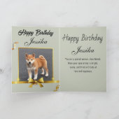 lustige Hunde-Geburtstagskarten Karte (Innenseite)
