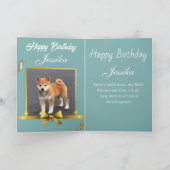 lustige Hunde-Geburtstagskarten Karte (Innenseite)