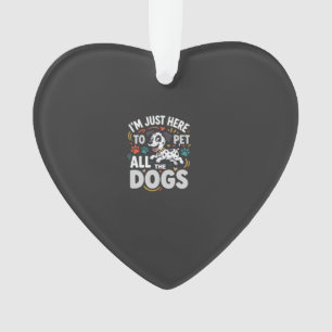 Lustige Hunde Haustierliebhaber Vektor Ornament