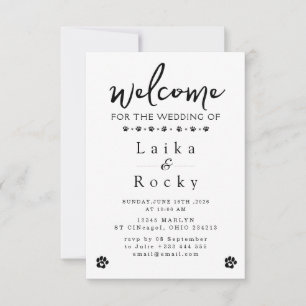 Lustige Hunde-Hochzeitseinladung Save The Date