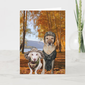 Lustige Hunde/Labrador-Valentine oder Jahrestag Feiertagskarte