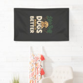 Lustige Hunde machen es besser Banner (Insitu)