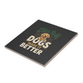 Lustige Hunde machen es besser Fliese (Seite)