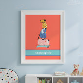 Lustige Hunde mit Namen für Kinder Poster